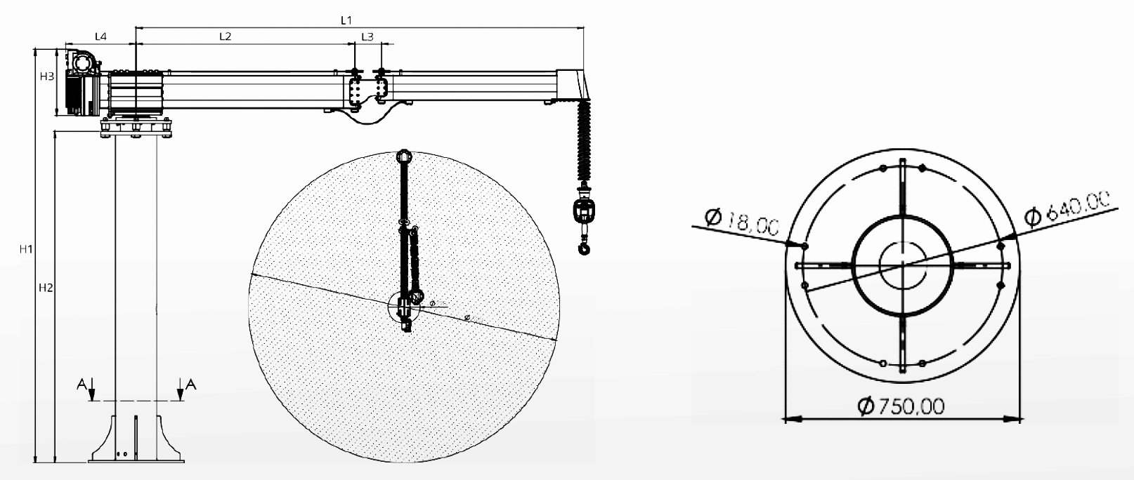 3arm Spider 150C 重載型電子機械助力臂 3arm Spider 150C 重載型電子機械助力臂