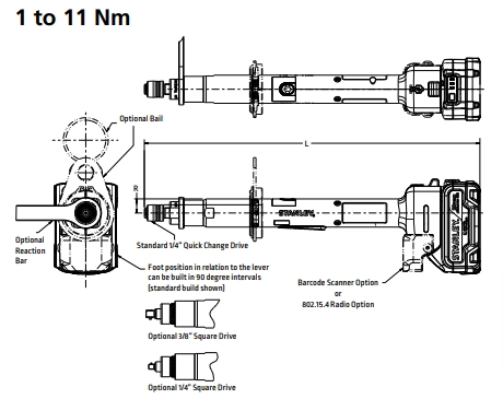 STANLEY B12LB 直式扭矩扳手 STANLEY B12LB 直式扭矩扳手