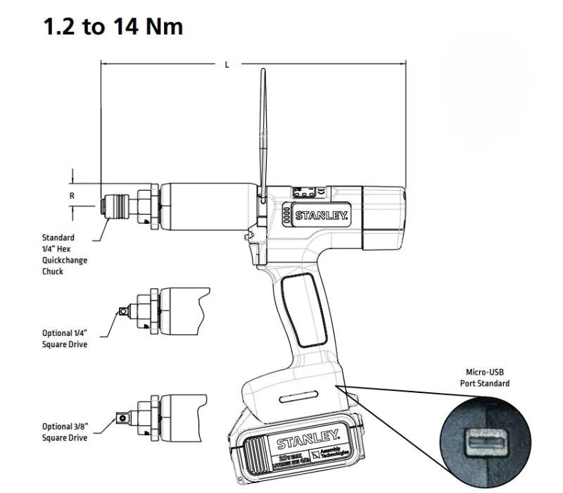 STANLEY B12P 槍型伺服電槍 STANLEY B12P 槍型伺服電槍
