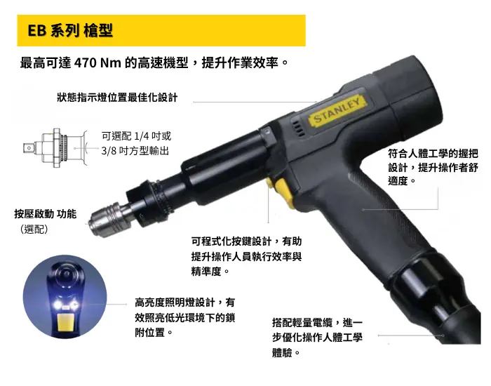 槍型 DC電動扭力工具