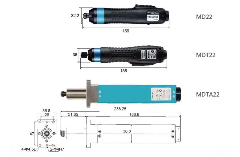 MD MINI系列 DC鎖螺絲機伺服起子 MD MINI系列 DC鎖螺絲機伺服起子