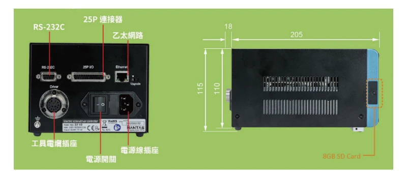 MD系列 電動精密伺服控制器