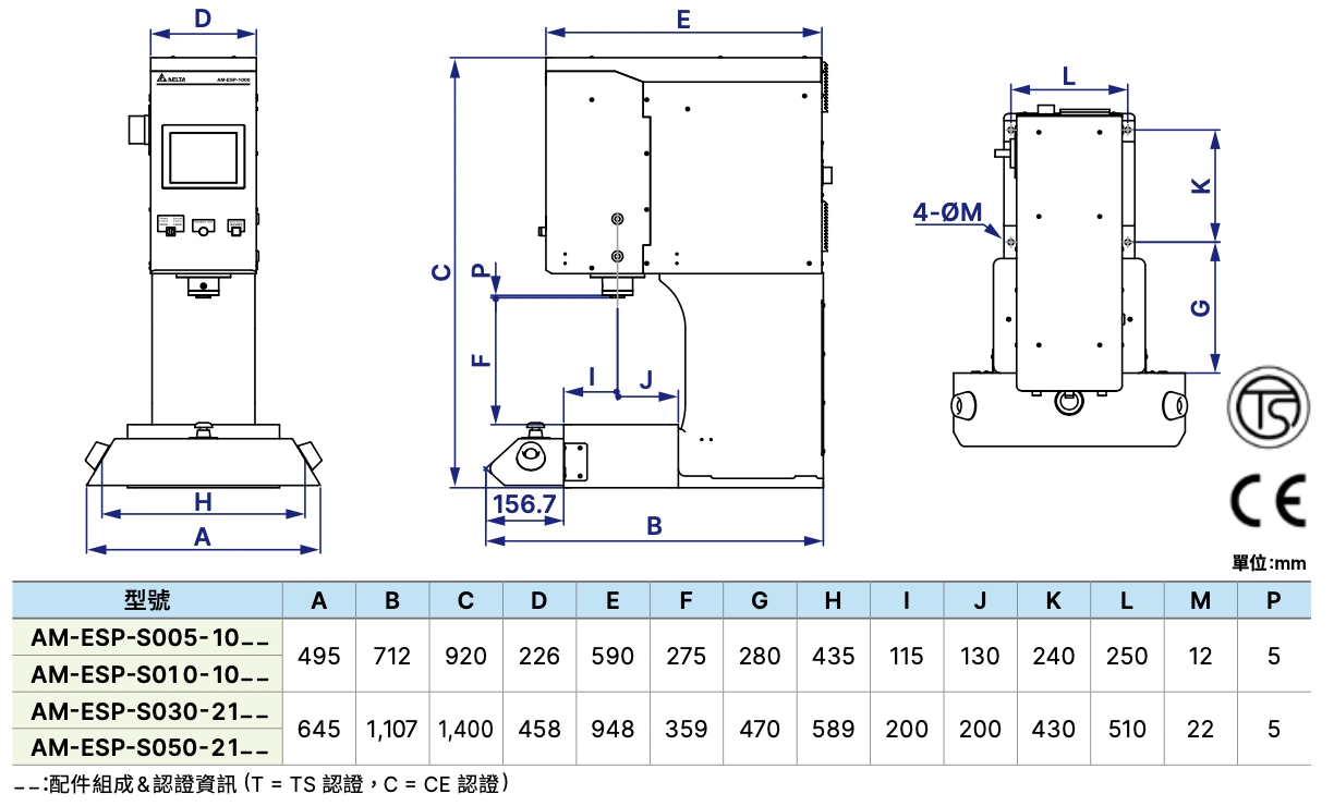 標準型 AM-ESP S系列