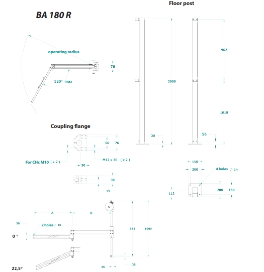 DOGA BA-R系列關節式反作用力手臂 DOGA BA-R系列關節式反作用力手臂